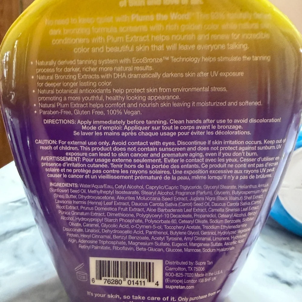 Supre Tan Dark Tanning Bronzer Trio - Green, Orange, Purple - Picture 3 of 5